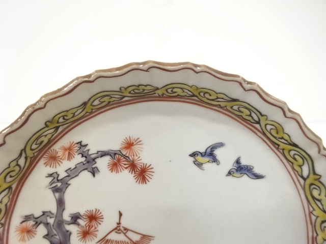  作家物　九谷焼　色絵　皿